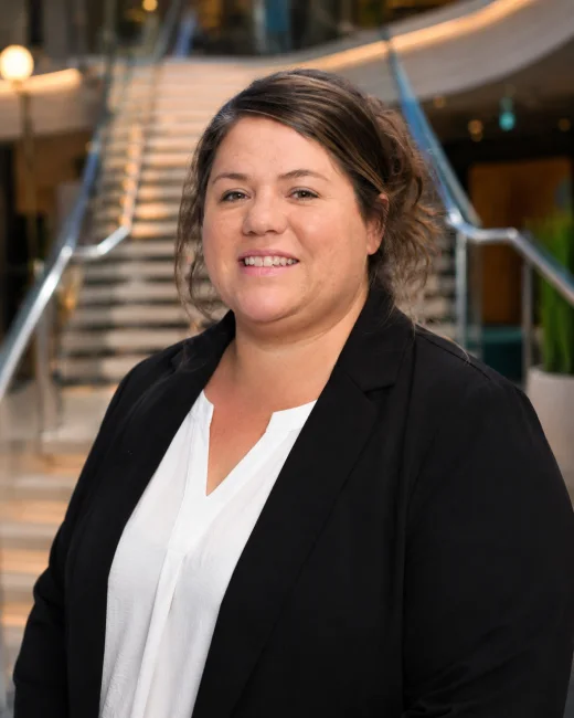 Amanda Abbott, administrator at All About Floors in Forney, Texas