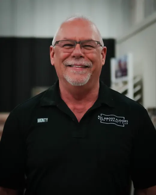 Monty, flooring specialist at All About Floors in Forney, Texas